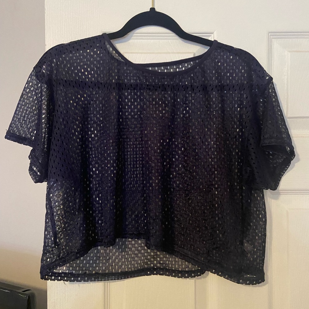 Mesh crop top